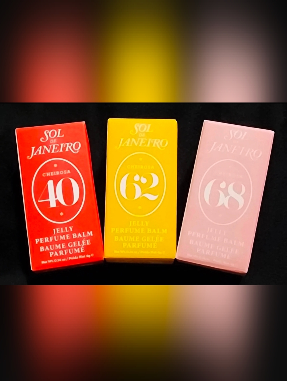 Set of 3 SOL DE JANEIRO Jelly Perfume Balm #40 #62 #68